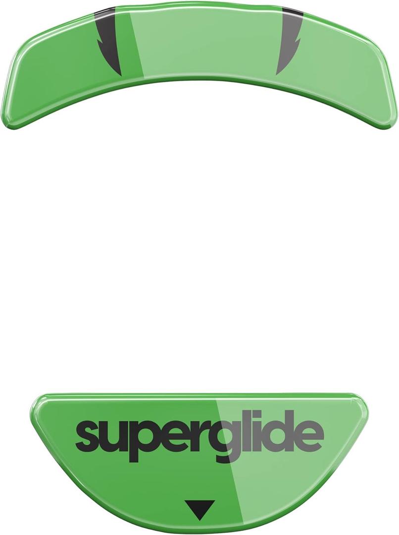 Superglide - Fastest and Smoothest Mouse Feet/Skates Made with Ultra Strong Flawless Glass Super Fast Smooth and Durable Sole for Razer Orochi V2 [Green]