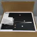 Lerliuo Rattan Nightstand, Bedside Table with Drawer Open Shelf, Cane Accent Side End Table with Solid Wood Legs, Black Mid Century Night Stand for Bedroom, Dorm and Small Spaces (1 pack)