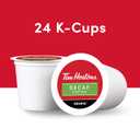 Tim Hortons Decaf, Medium Roast Coffee, Single-Serve K-Cup Pods Compatible with Keurig Brewers, 24ct K-Cups (EXP 05/30/27)