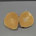 Ultra Invisible Sticky Bra Push Up, Strapless Adhesive Bra for Women's Exotic Bras, Reusable Silicone Sticky Boobs for Backless Dress (D Cup, Beige) (Beige)