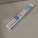 AIZESI Spring Tension Curtain Rods Short Tension Rod (White,18" to 27"-3Pcs)