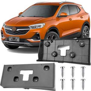 License Plate Bracket Accessories for Buick Encore 2017 2018 2019 2020 2021 2022 (Not Encore GX), Front Bumper License Plate Holder Replacement Frame Black Mount