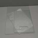 Tempered Glass Cutting Board for Kitchen, 2PCS Clear Chopping Board with Handle (16"x12" & 12"x8"), Plastic Free, Scratch Resistant, Heat Resistant, Dishwasher Safe, Non-toxic, Easy to Clean