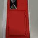 Vihibii for Samsung Galaxy S23 Ultra Case Wallet, Built-in Card Holder, Slide Camera Cover & Stand, Raised Edges Protect Screen & Military Grade Drop Protection for Galaxy S23 Ultra 5G 6.8", Dark Red