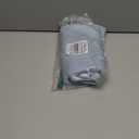 Laolitou Table Cloth Rectangle Linen Waterproof Textured Light Blue Tablecloth, Washable Wrinkle Free Spill Proof Fabric Tablecloths for Dining Table Farmhouse Kitchen Holiday, 52x70 Inch