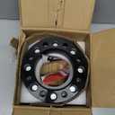 KSP 2 inch 8x6.5 Wheel Spacers for Chevy Express Silverado GMC Savana Sierra, 8x165.1 Wheel Adapters with M14x1.5 Studs for 2013+ram 2500 ram 3500, 2PCS 50.8mm 8 Lug Black Forged Spacer 126.15mm Bore