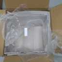 VITVITI Disposable Face Towel Holder Box, Acrylic Facial Towel Container for XL Clean Skin Club, Large Disposable Face Towels Storage with Bamboo Lid, for Bathroom, Vanity Makeup, Clear