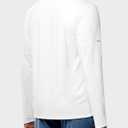 MIER Mens Quarter Zip Pullover Fleece Lined Dry Fit Golf Shirt | Moisture Wicking, Quick Dry, 4-Way Stretch, Reflective Details, Running Athletic Workout Gym, Midweight (White, S)