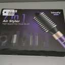 7 in 1 Blow Dryer Brush Set  Hot Air Styler for Fast Drying, Curling, Straightening & Volumizing  Ionic Hair Dryer Brush with 1500W Power  No Heat Damage for All Hair Types  Lilac