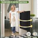 Saloon Swinging Doors 24/28/30/32/36 Inch Wide, Black Heavy Duty Swinging Half Door with Hinges and Hardware, Single Swing Cafe Doors for Doorway Bar Kitchen Decor