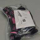 rabbitgoo Dog Harness No Pull with 2 Leash Clips, Adjustable Soft Padded, Reflective Oxford No Choke Pet Vest with Easy Control Handle for Medium Sized Dogs, Hot Pink, M