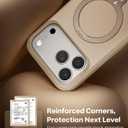 TORRAS Ostand Q3 Silicone for iPhone 17 Pro Max Case, Fit for MagSafe, 360 Spin Kickstand Holder, Soft Liquid Silicone Cozy Grip, Camera Control, Protective Case for iPhone 17 Pro Max, Dune Beige