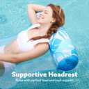 SLOOSH Hammock Pool Floats Adults, 4-in-1 Multi-Purpose Inflatable Pool Floaties PVC Water Hammock Lounge Floaties