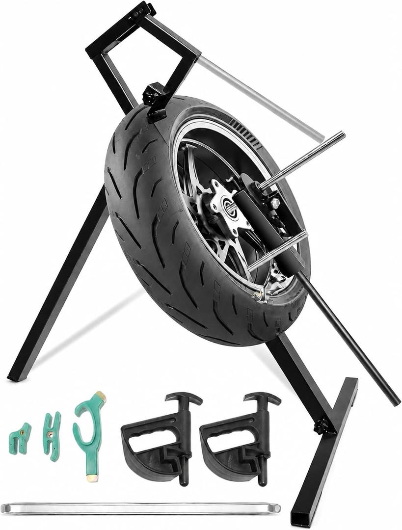 Street Bike Tire Changer Kit, Portable Tire Changer with Duck Head
Motorcycle Tire Changer Kit, 8''-21'' Tire Change, Fit for Street, Cruiser, Touring, Adventure Bikes
