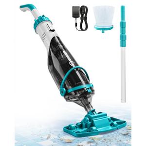 Saker Cordless Handheld Pool Vacuum for Inground & Above-Ground Pools