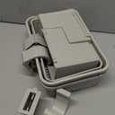 [PATENTED] POOLHACKER 2025 Upgrade 2 Sets Poolside Storage Basket - Original Above Ground Pool Accessories, Swimming Pool Storage Basket with Pool Cup Holder, Poolside Storage to Organize Cup Towel