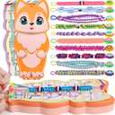 FUNiOi Bracelet Making Kit for Girls 8-10 12 Year Old - DIY Friendship Bracelets Crafts Toys for Kids Ages 6, 7+, Cool Birthday Gift Idea - Cute Squirrel Appearance Bracelet String Maker