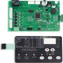 42002-0007S Control Board Kit Compatible with Pentair MasterTemp 125/200/250/300/400 and Sta-Rite Max-E-Therm Pool & SPA Electrical System, with 472610Z Switch Membrane Pad