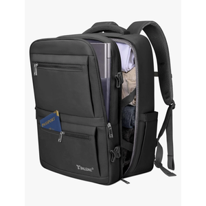 BALEINE Travel Backpack for Women Men, Large Sturdy Carry On Laptop Backpack Gifts for Business, Casual, Weekender, Hiking (Large, Black)