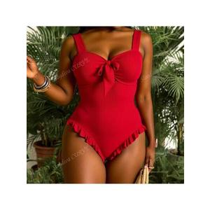 Women's Sun Goddess Tankini, Tummy Control, Adjustable, Tie Back, Swimsuit (Size XL)