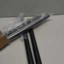 Extra Long Tension Curtain Rod, Black, 41-146 Inch (4-12ft), Tension Rod
