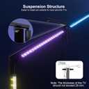 TV LED Backlight, Led Lights for TV with Camera Sync with Screen 55 Inch, Silicone Covered Led Strip Lights, App Control Premium Color Change Ambient Lighting for Gaming,Home Theater