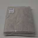 NICETOWN 100% Blackout Linen Curtains 90" Long for Bedroom, Thermal Insulated Living Room Curtains with Liner, Farmhouse Style Linen Blend Window Draperies for Dining Room (2 Panels, 52" W, Natural)