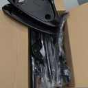 ALLZONE Corner Shower Caddy Tension Pole, Extendable Rustproof Stainless Steel Pole & 4-Tier Adjustable Shelves for Easy Drainage and Built-to-Last Stability, 34 to 116 Inch, Black