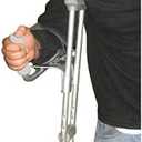 Drive Medical 10105-1 Platform Walker/Crutch Attachment, Silver