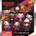 Stranger Things Plush Bag Clip Series 1  Plush Blind Bag (ONE Random Character)  5" Collectible Bag Clip Keychain/Backpack Accessory | Official Licensed Merchandise