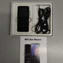 144GB MP3 Player, Bluetooth 5.2 Music Player, HiFi Sound Digital Music, Built-in HD Speaker, FM Radio, Voice Recorder, Earphones Included, MP3 Player for Friends, Kids, Students, Seniors (Black)