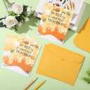 2 x Gueevin 6 Pack Teacher Appreciation Cards with Envelopes Bulk Bee Thank You Cards for Teacher Appreciation Week End of Year and Graduation Gifts