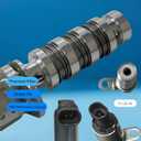 Intake & Exhaust Engine Variable Valve Timing (VVT) Solenoid Compatible with Kia Soul Optima Forte Koup Seltos Forte5, Hyundai Elantra Elantra Coupe Elantra GT Kona Tucson Veloster Sonata 1.8L 2.0L