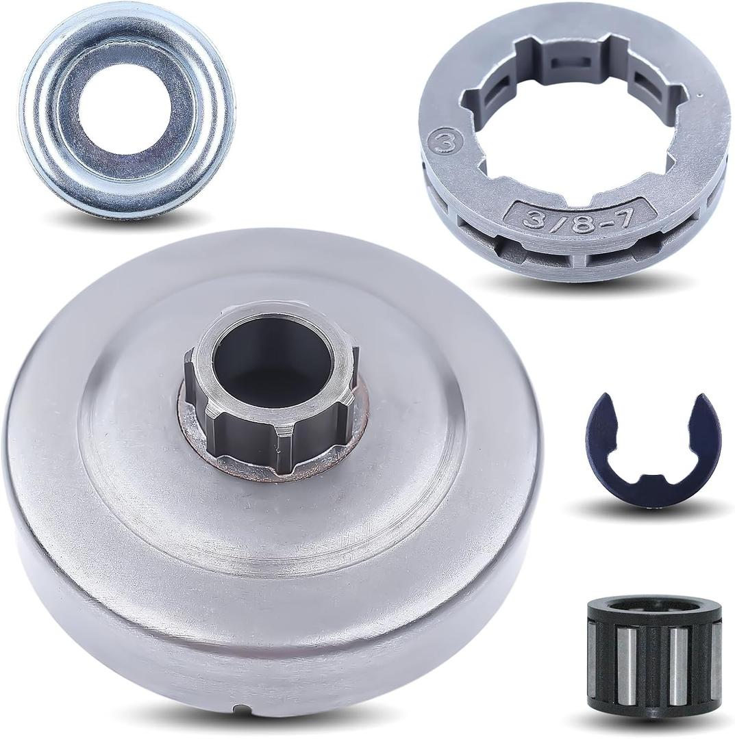 AUMEL 1128 007 1000 Clutch Sprocket Drum Rim Washer Bearing Clip Kit For Stihl MS361 044 046 MS440 MS460 chainsaw part.