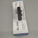 Computer Speakers for Desktop Pc, Monitor Speakers for Laptop,Pc Speakers with Loud Sound,Volume Control Easily Clamps to Monitors(USB-C to USB Adapter Included) (Black)