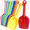 Beach Shovels for Kids 8 PackHeavy Duty Plastic Sand Shovels Tools for ToddlersSpade Scoop Trowel Sand Toys for Kid Toddler Adult, Plastic Heavy Duty Garden Digging Scoop Snow Toys Accessories