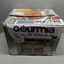 Gourmia French Door Air Fryer Oven - 37 Qt Large Capacity Convection Toaster Oven, FryForce 360, Digital Display, 12 Cooking Presets, Dehydrate, Fits 13 Pizza, Dishwasher-Safe, Green