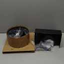 HG Power 8 Inch Hooded Wall Vent with Damper and Screen, Exterior Vent CoversGalvanized Steel Exhaust Vent, Exhaust Fan Cover for Kitchen Range Hood Ventilation, HVAC Duct Air Exhaust, Black