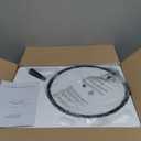 OJX Ceiling Fans with Lights, 52 inch Ceiling fan with Light and Remote/APP Control, 3CCT, Quiet DC Reversible, Dimmable, Modern Ceiling Fan for Bedroom, Living Room, Kitchen, Indoor/Outdoor Use (Black)