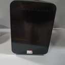 Frigidaire Mini Personal Fridge Cooler, Countertop, Holds Up to 10L/15 Cans, Brushed Black Stainless Rugged Design, Portable for Skincare, Makeup, Car, Office, Bedroom, Dorm Room, or Cabin