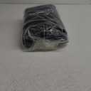 UIRWAY 9x18 FT Winter Rectangular Pool Cover with Reflective Strips, Swimming Pool Cover for Above Ground Pool, Solar Cover Including Rope Tie and Luminous Ground Nails for Rectangular or Oval Pools, Black 