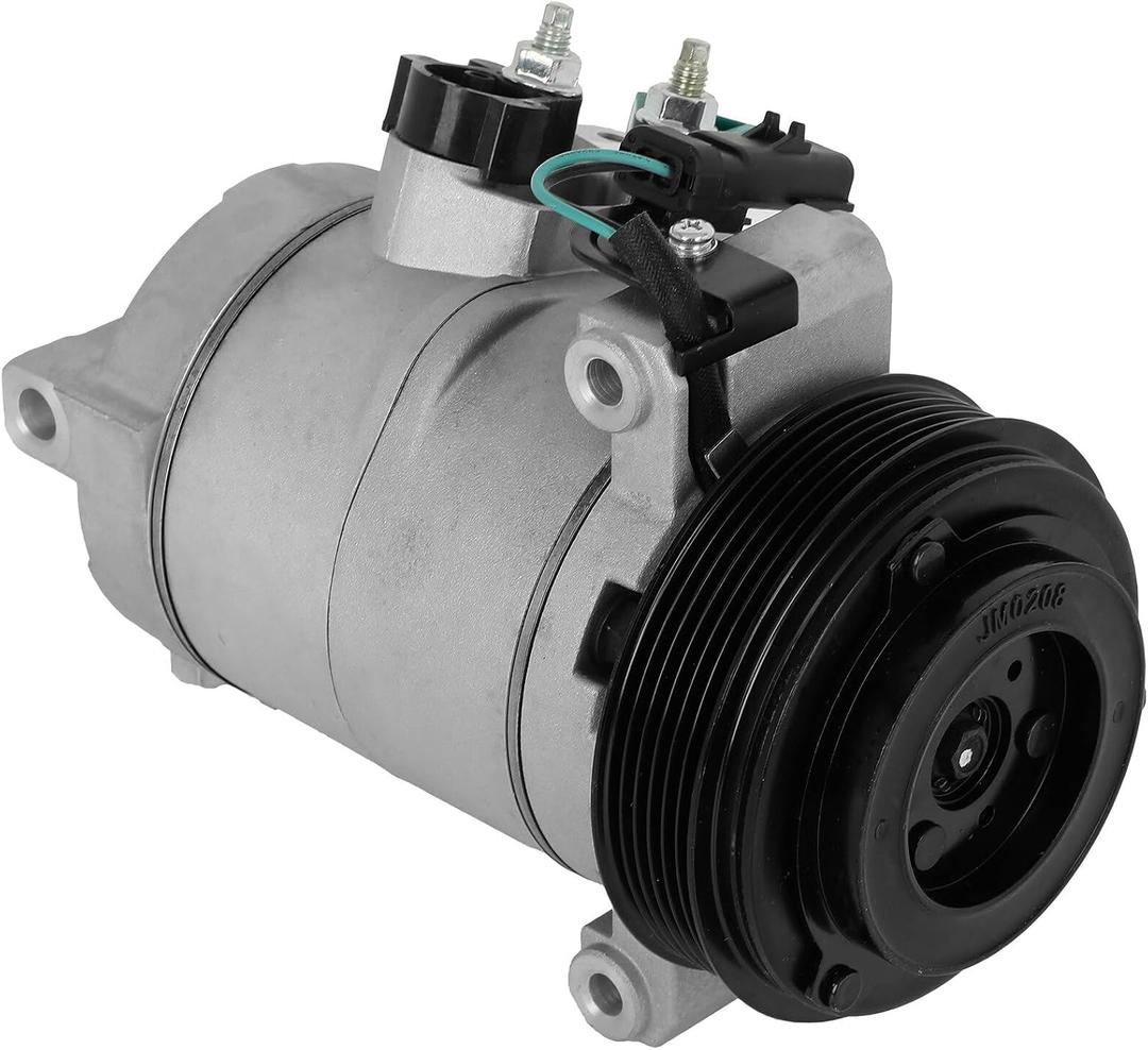ECCPP A/C Compressor with Clutch Fit for Jeep Wrangler V6 3.8L 2007 2008 2009 2010 2011 AC Compressor