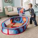Large Basketball Sport Pop Up Ball Tent with Basketball Hoop and 20 Soft Balls for Toddler Kids, Folds for Easy Storage, 16.25 x 4.1 x 14.75 inches