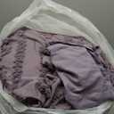 Bedsure Tufted Boho Comforter Set Queen Size - Grayish Purple Boho Bed Set, GentleSoft 3 Pieces Farmhouse Shabby Chic Embroidery Bedding, Gifts for Woman, Jacquard Queen Comforter for All Seasons