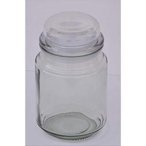 Glass Jar With glass Lid 3 Pcs 5"