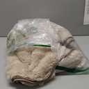 MIULEE 3x5 Feet Faux Fur Sheepskin Rug, Luxury Fluffy Area Rugs - Super Soft Decorative Shag Carpet for Bedroom, Living Room, and Nursery, White and Brown