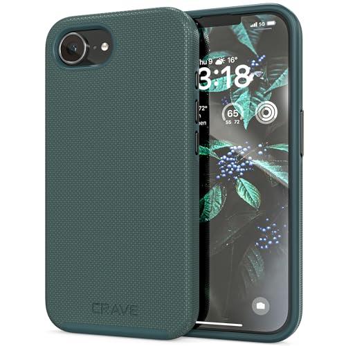 Crave for iPhone 17e Case and iPhone 16e Case, Shockproof Protection Dual Layer Case for iPhone 17e, iPhone 16e (6.1 inch) - Forest Green