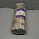 DEXI Kitchen Mats for Floor 2 Piece Set, 17x29+17x59, Cushioned Standing Mat Anti Fatigue, Waterproof Comfort Floral Padded for Laundry Room Office, Blue