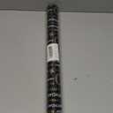 RUSPEPA Reversible Wrapping Paper Roll - Mini Roll - 50 Years Old Birthday Black and Gold Pattern Great for Birthday, Party, Baby Shower - 17.5 Inches X 32.8 Feet