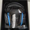 Logitech G432 Wired Gaming Headset, 7.1 Surround Sound, DTS Headphone:X 2.0, FliptoMute Mic, PC (Leatherette) Black/Blue